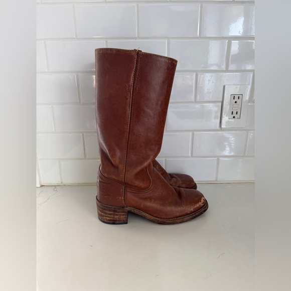 Vintage Frye Campus Boots Mens Size 7 - Picture 5 of 12